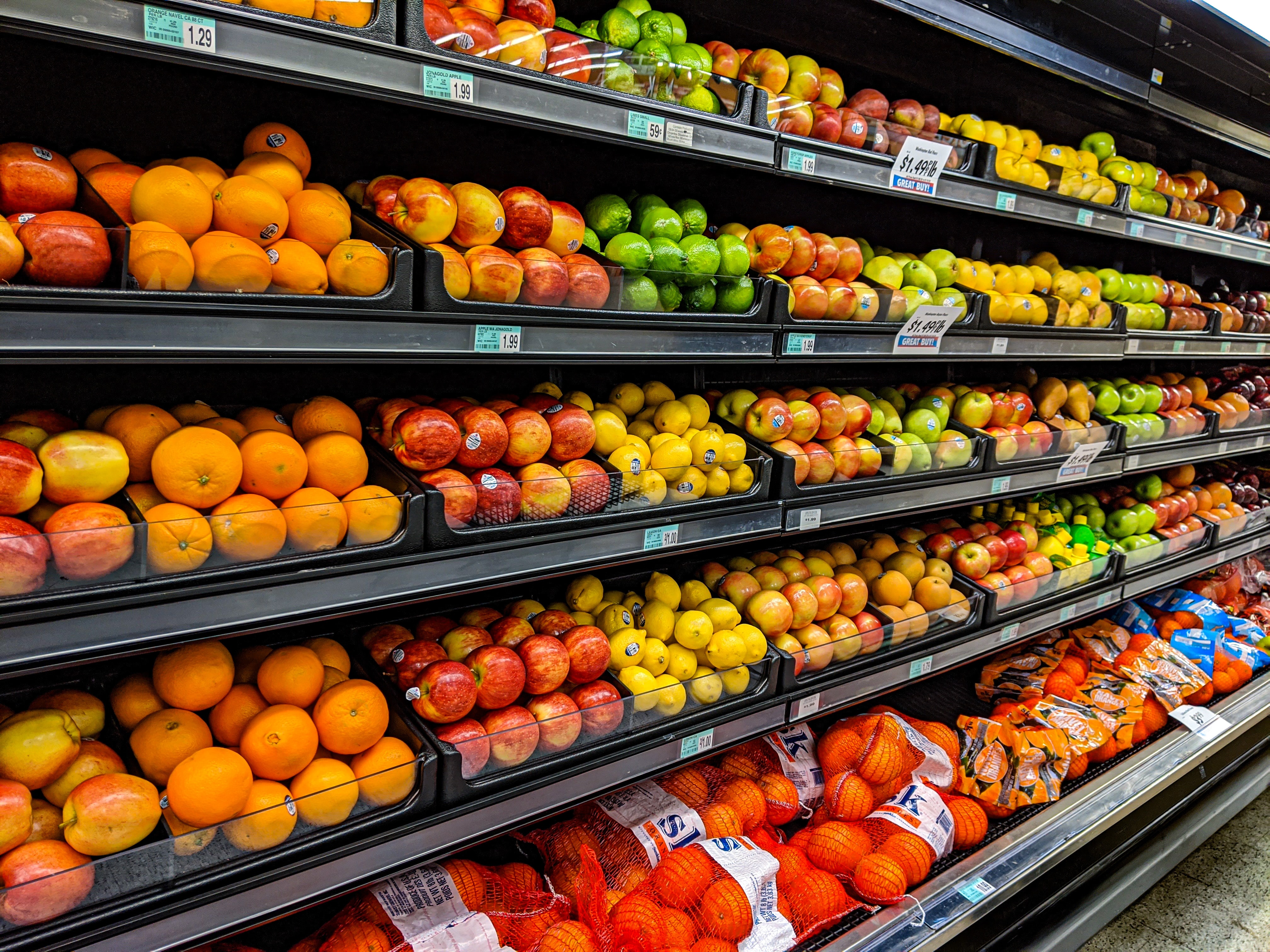 grocery store fruit